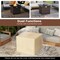 32.5 Inch Outdoor Propane Fire Pit Table – Tempered Glass Top, 50,000 BTU